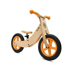 RODA - Bicicleta Aprendizaje Madera Naranja Clasica Juguete