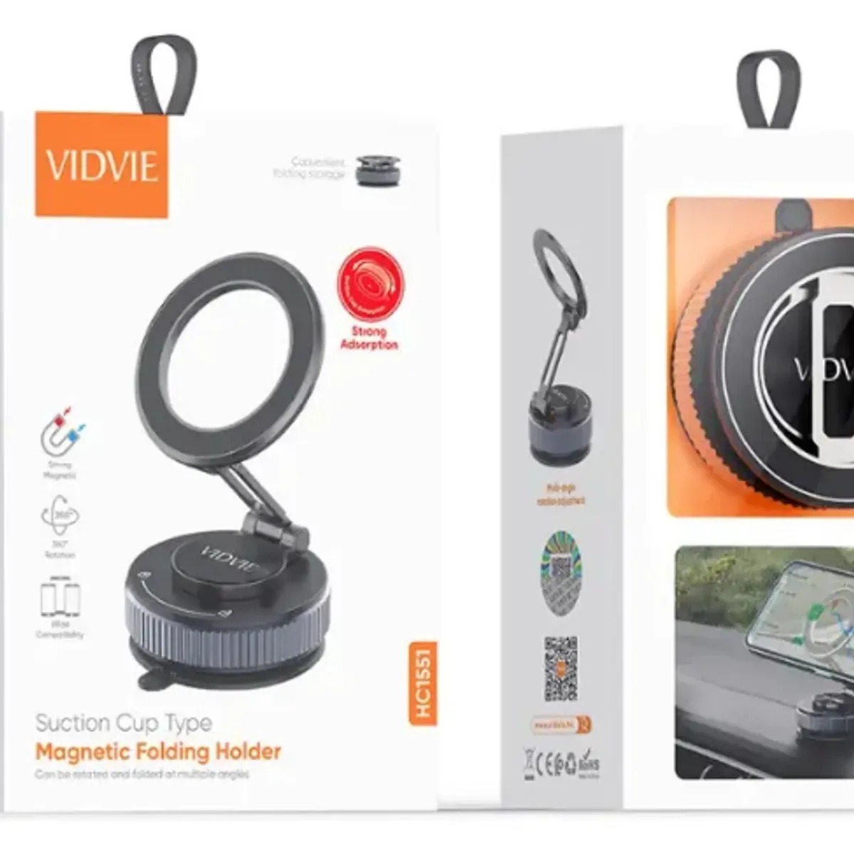 GENERICO - Soporte Para Teléfono Magnético De Auto Vidvie Hc1551