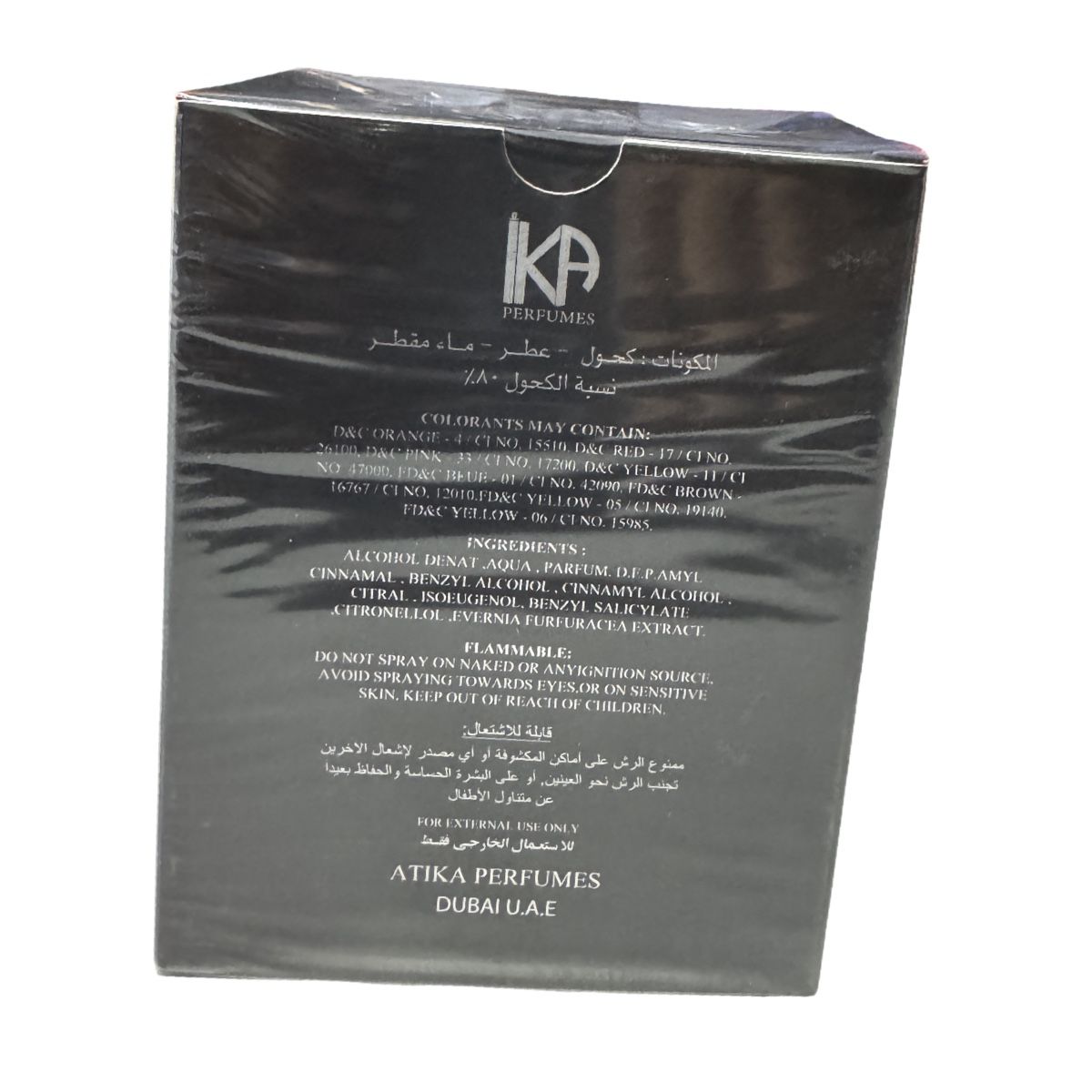 IKA PERFUMES - WOW! Black by Atika Perfumes – Eau de Parfum Intenso y Elegante 100 ml