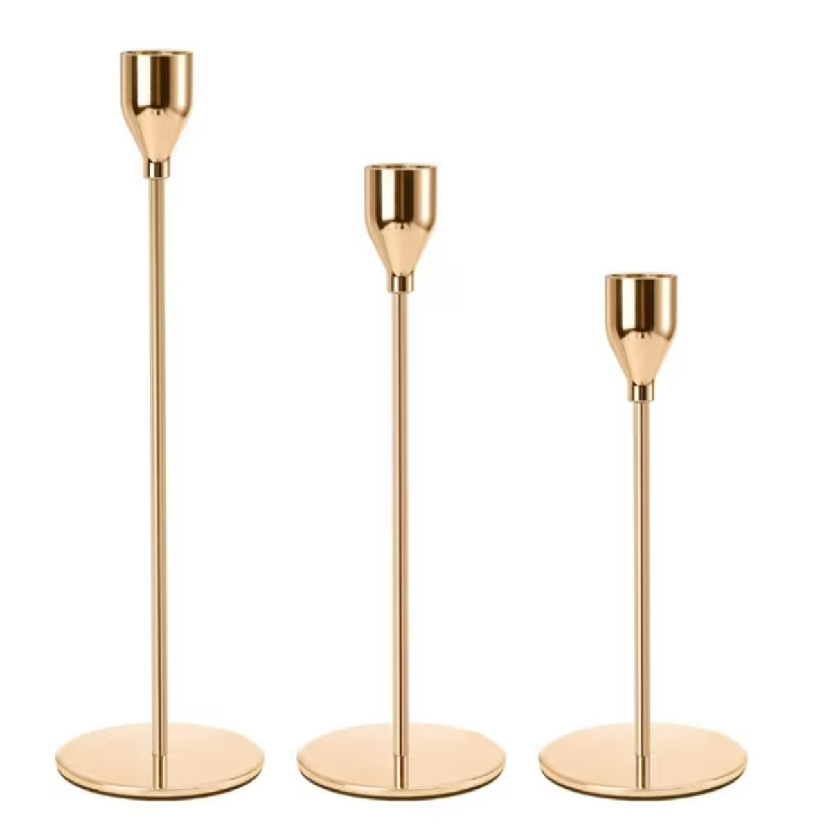 GENERICO - Set De 3 Unidades/juego De Candelabros Europeos Para Decoración Del Hogar