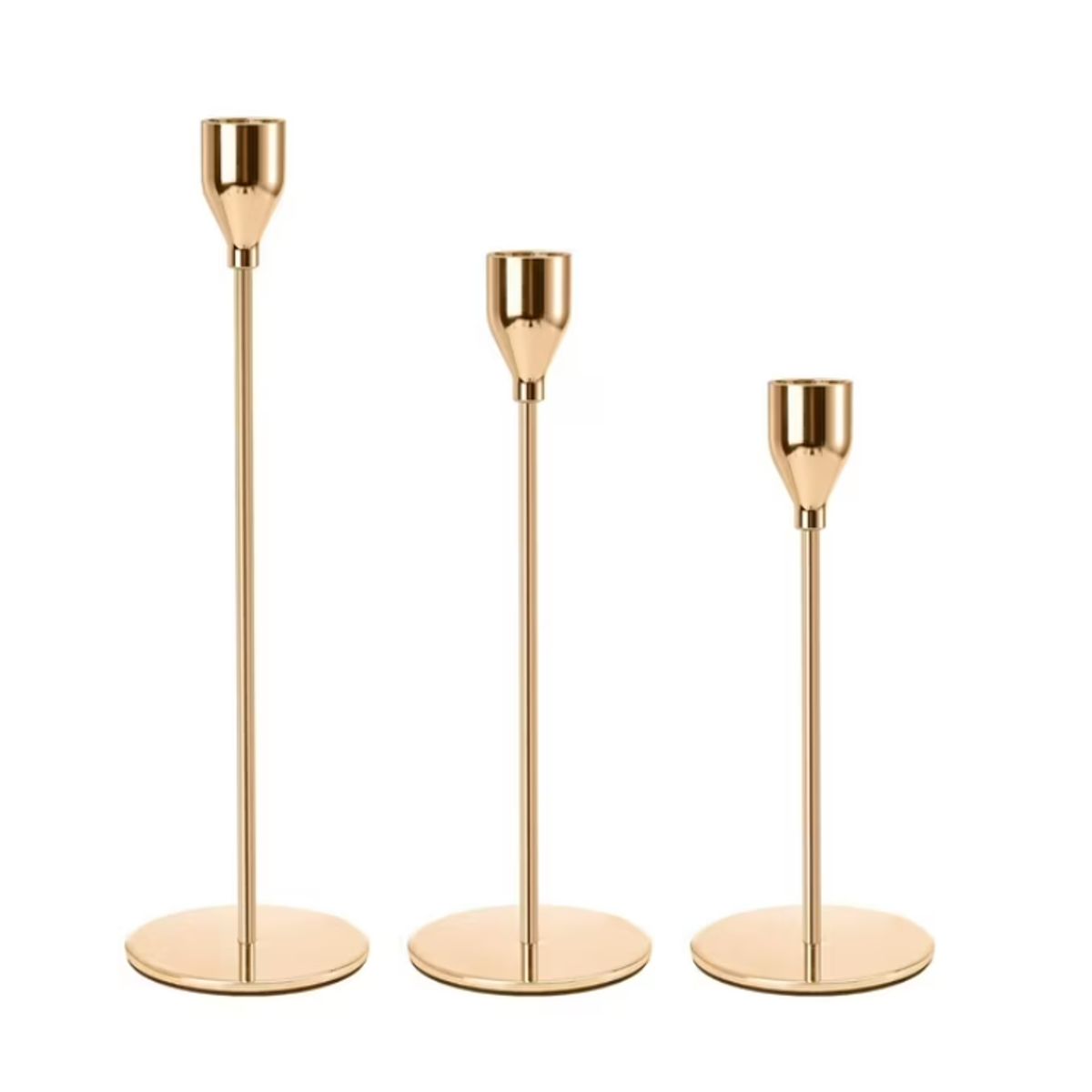 GENERICO - Set De 3 Unidades/juego De Candelabros Europeos Para Decoración Del Hogar