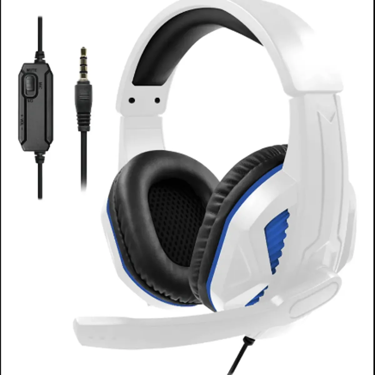 GENERICO - Audífonos Gaming Para P5 Cableado Auxiliar Con Micro Hl-523