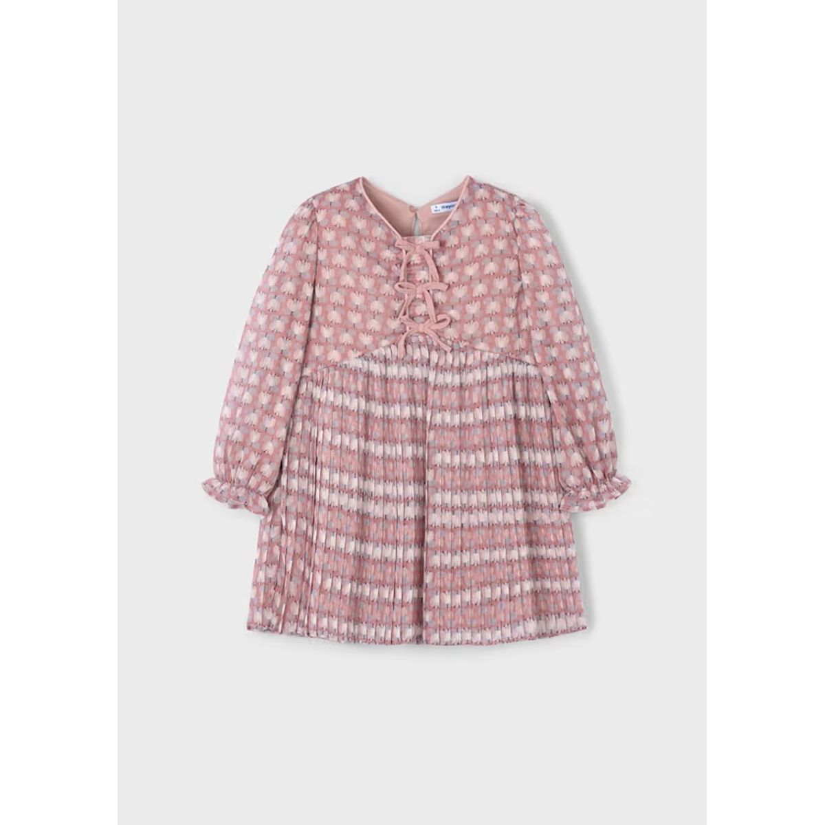 MAYORAL - Vestido plisado estampado