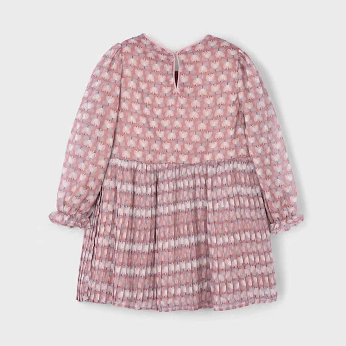 MAYORAL - Vestido plisado estampado
