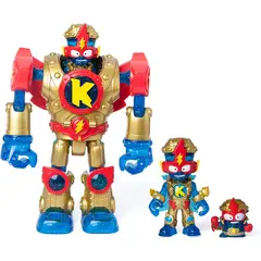 GENERICO - Superzings Superbot Golden Armor Kazoom Kid Robot Articulado