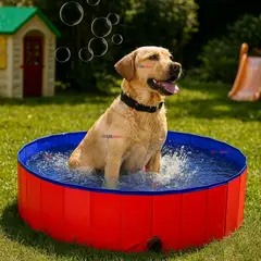 LINE - Piscina Bañera Portátil Plegable Para Perros 80x20cm