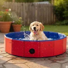 LINE - Piscina Bañera Portátil Plegable Para Perros 80x20cm