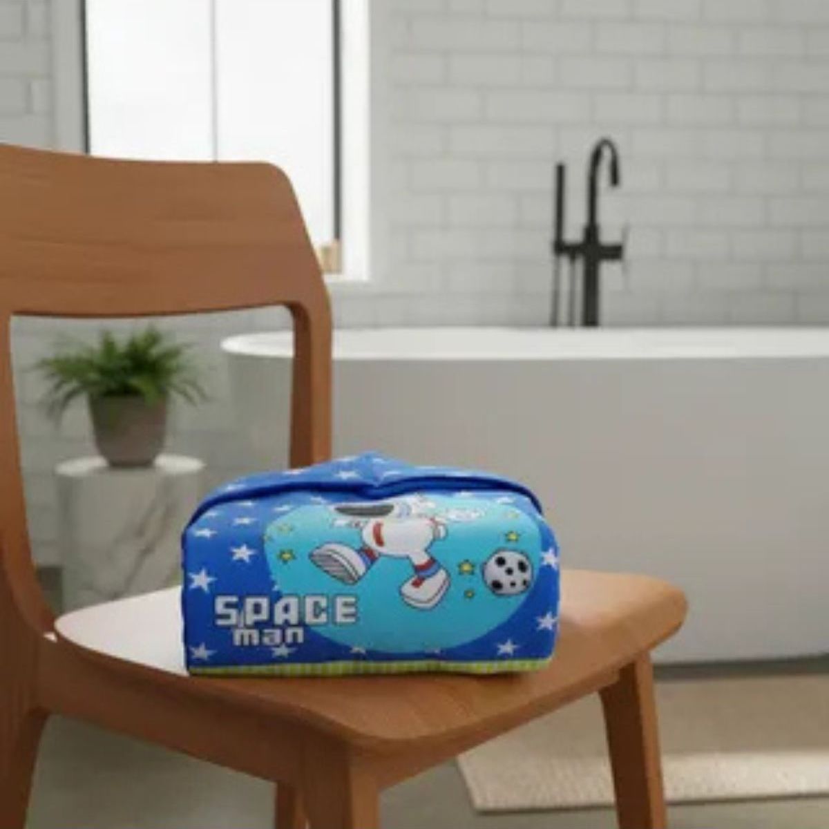 LOOK SHOP - Toalla Playa Piscina Niño Capucha Diseño Astronauta Azul