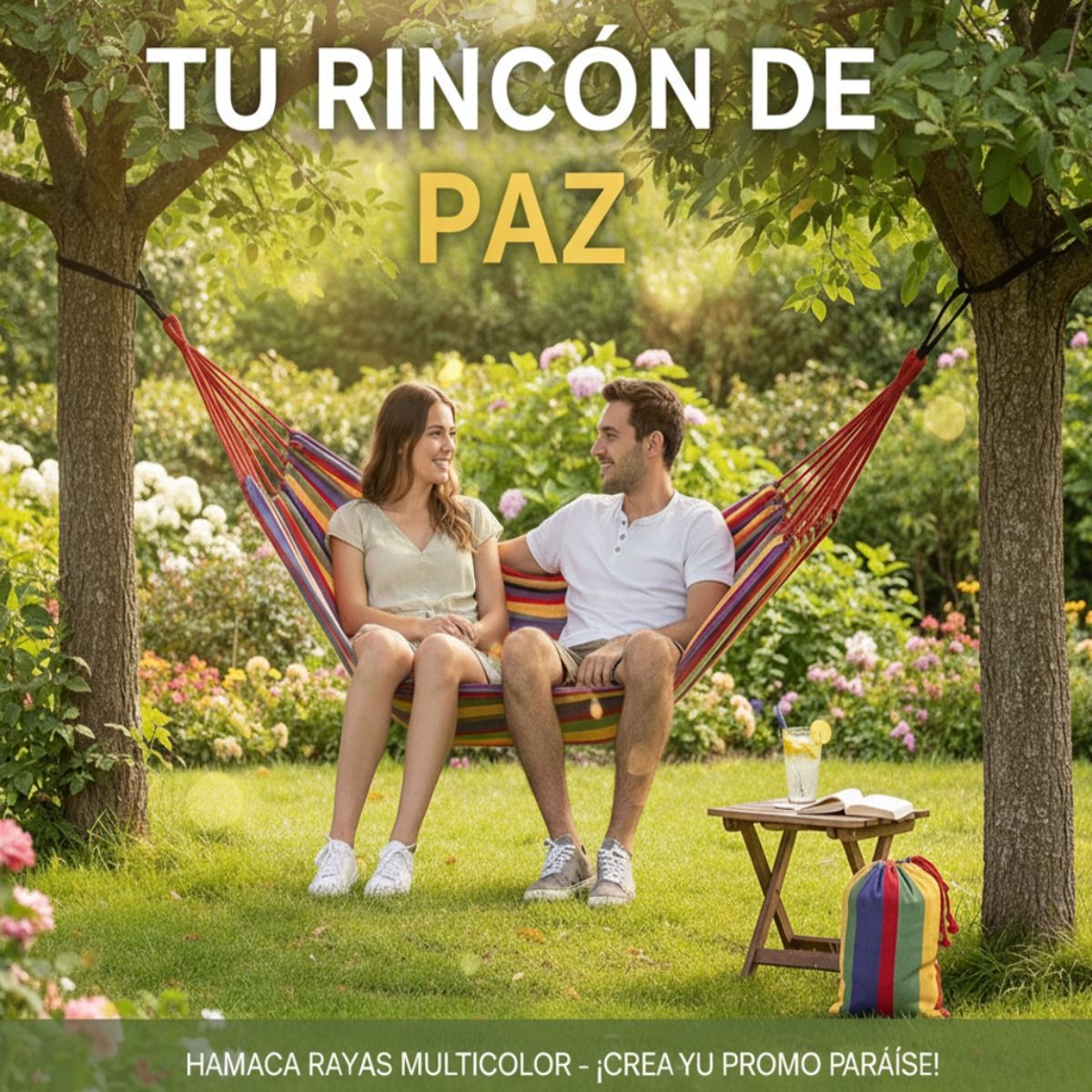 MOVI - Hamaca 2 Plazas Premium – Comodidad y Resistencia en Cada Descanso