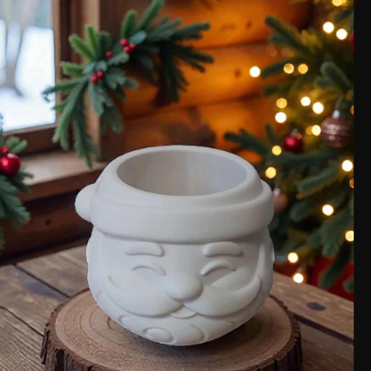 GENERICO - Adornos navidad - Taza Caramelo Papa Noel