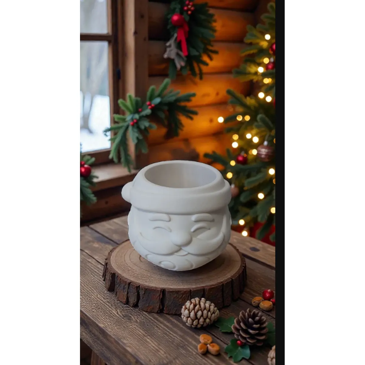 GENERICO - Adornos navidad - Taza Caramelo Papa Noel