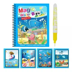 GENERICO - Cuaderno Magico De Agua Para Niños Y Niñas Dibujo
