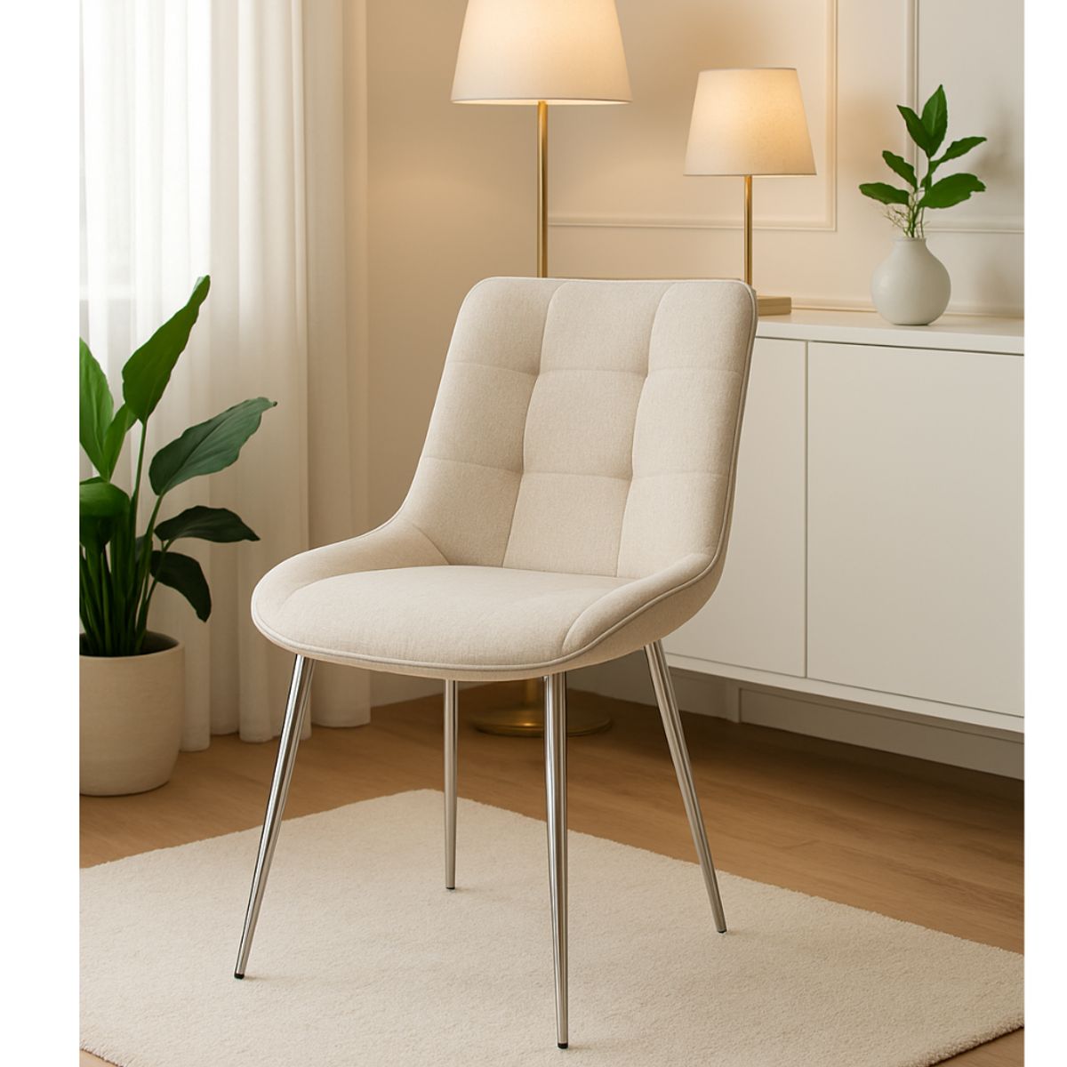 CORI CORI - Silla Arpi Smoke Silver
