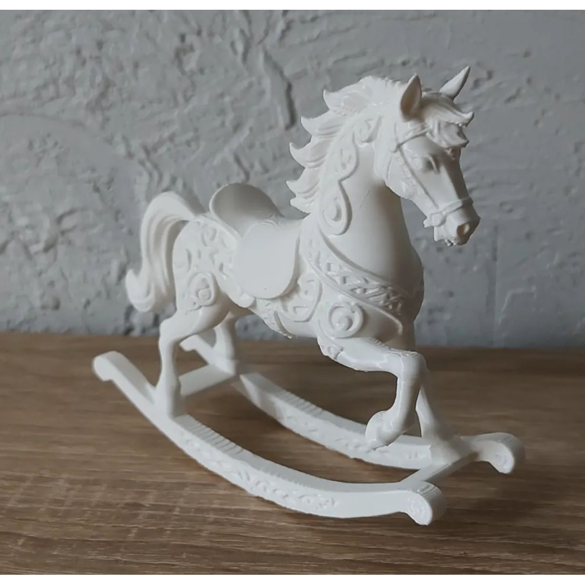 GENERICO - Adornos navidad - Caballo Mecedor ornamentado