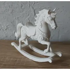 GENERICO - Adornos navidad - Caballo Mecedor ornamentado