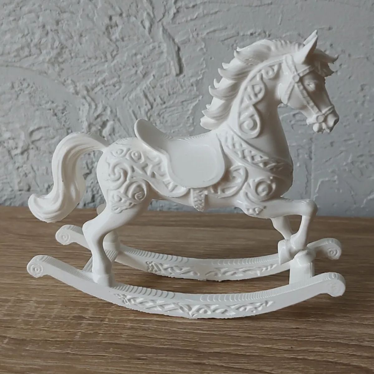 GENERICO - Adornos navidad - Caballo Mecedor ornamentado