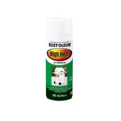 RUST OLEUM - Pintura en Spray High Heat Alta Temperatura Blanco Mate 340 g