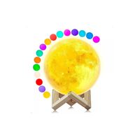 Lamparas De Velador Luna 3d Lamparas De Velador Dormitorios Marrón Multicolor