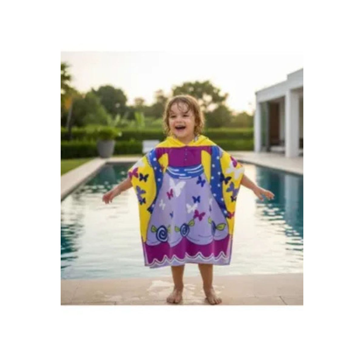 LOOK SHOP - Pack 3 Toallas De Baño, Playa Piscina Capucha Niña Diseños