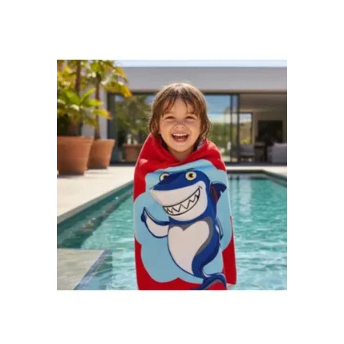 LOOK SHOP - Pack 3 Toallas De Baño, Playa Piscina Capucha Niño Diseños