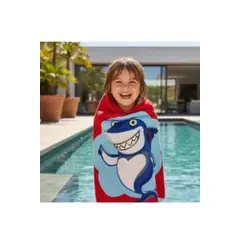 LOOK SHOP - Pack 3 Toallas De Baño, Playa Piscina Capucha Niño Diseños