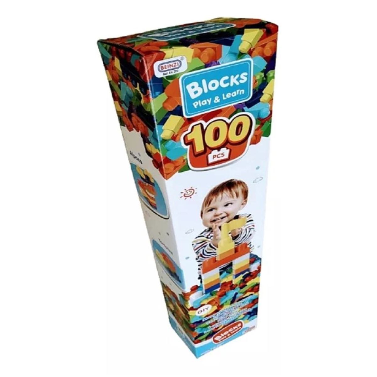 GENERICO - Juego De Bloques De Construccion De 100 Piezas Multicolor