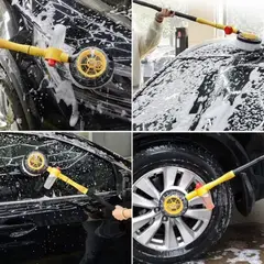 MOVI - CEPILLO GIRATTORIO PARA LAVAR AUTO CON CONEXIÓN A AGUA