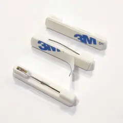 GENERICO - Alfiler Blanco Para Piochas (pack 100 Unidades) Base Plástica con Adhesivo 3M