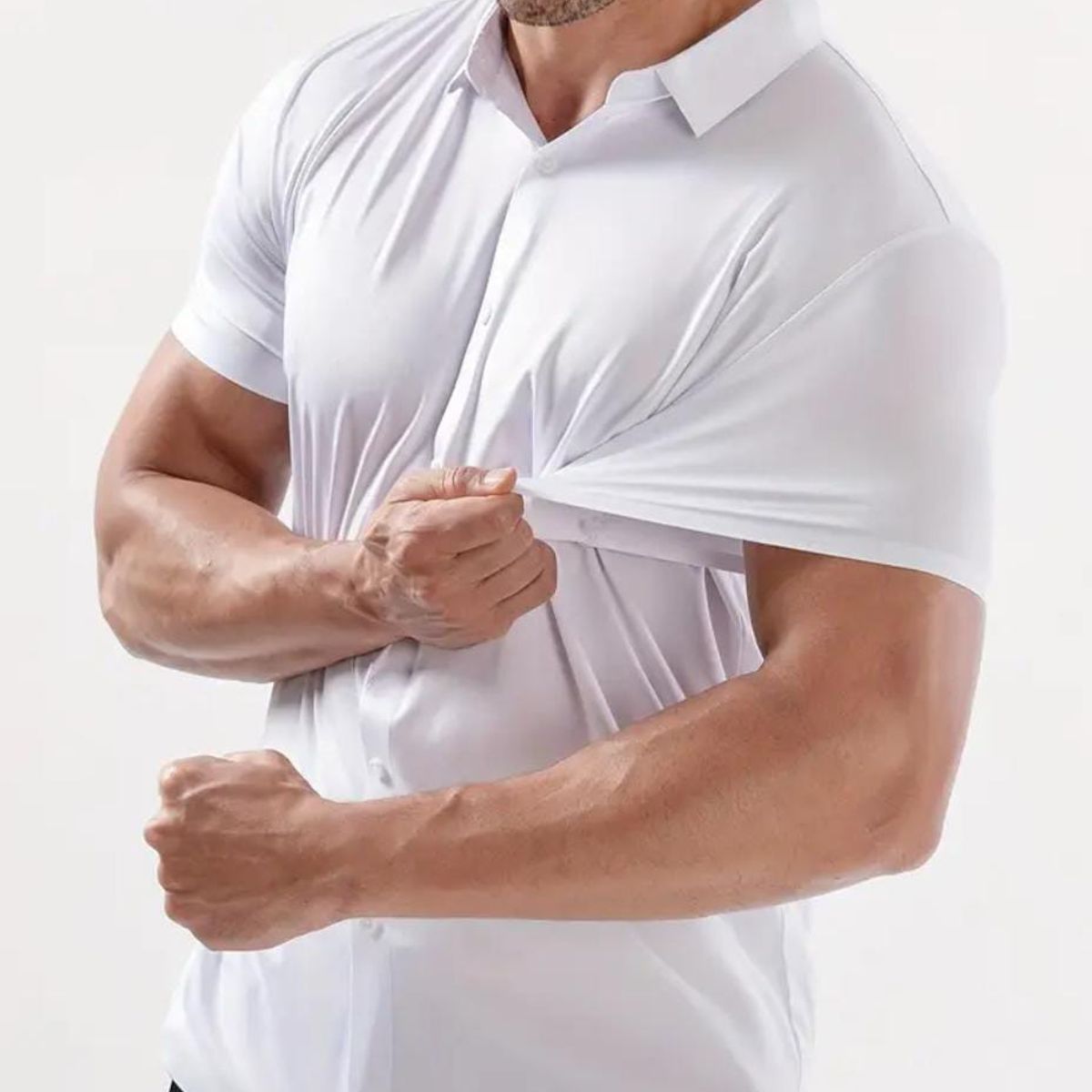 BLUE MOUNTAIN - CAMISA MANGA CORTA VERSATIL USO CASUAL Y FORMAL