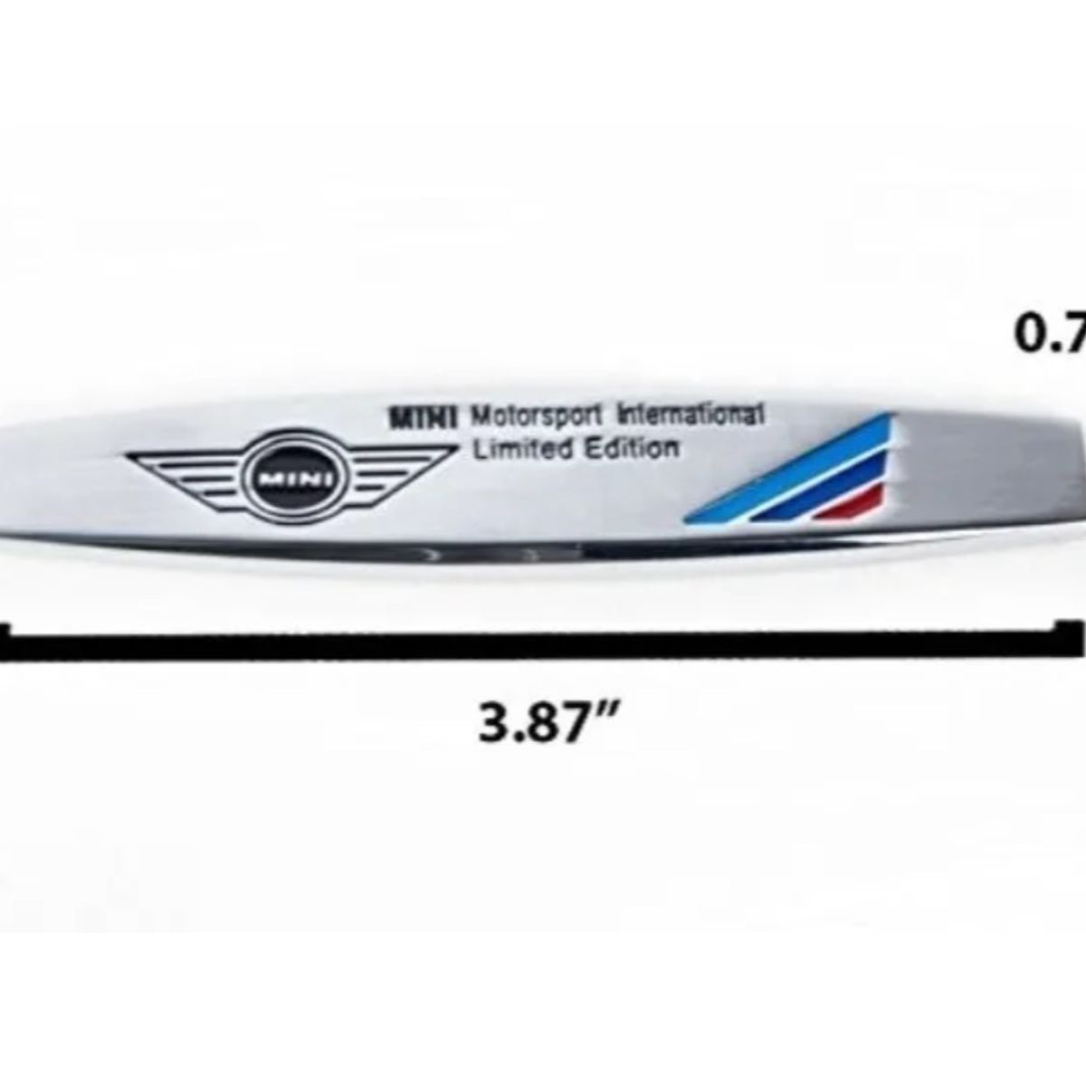 GENERICO - Insignia para Mini Cooper Motorsport International Limited Edition