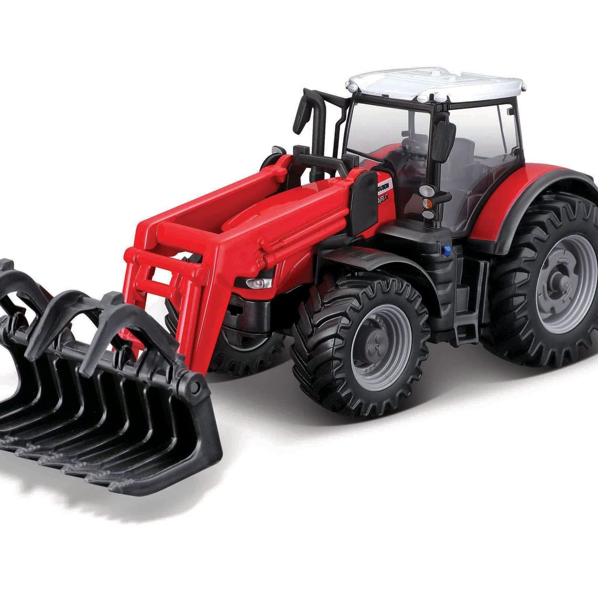 BBURAGO - Tractor Ferguson Cargador Fontal  1:43 Bburago 31634 Rojo