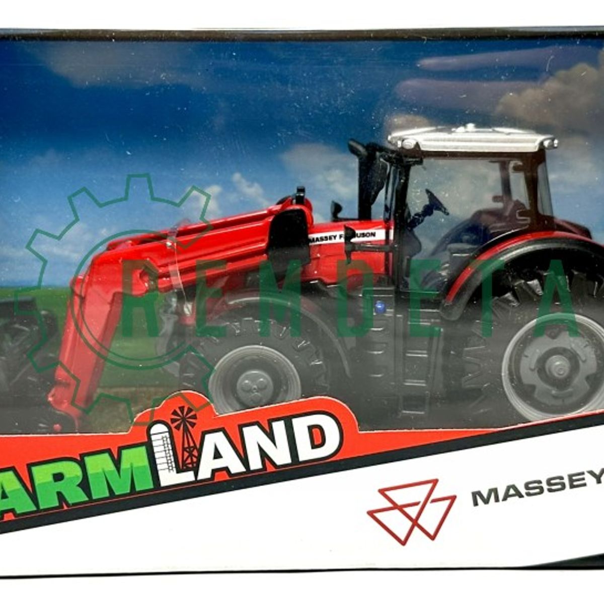 BBURAGO - Tractor Ferguson Cargador Fontal  1:43 Bburago 31634 Rojo