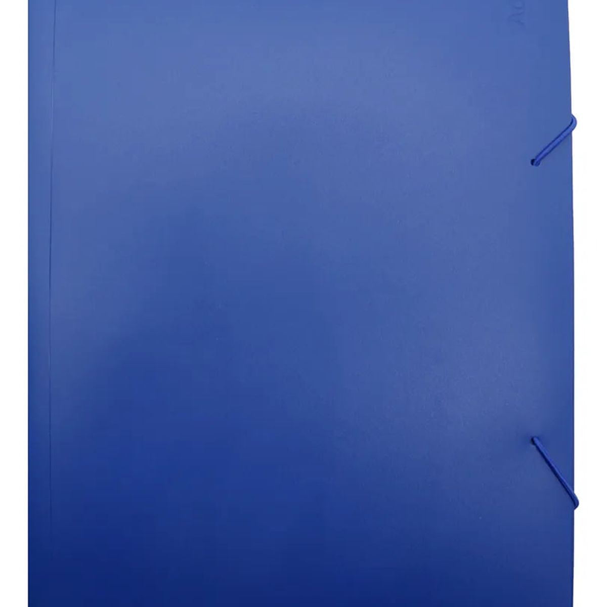 ADETEC - Carpeta Oficio Plástica Con Elástico 1 Unidad Azul