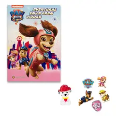 EL GATO DE HOJALATA - Libro Aventuras en la gran ciudad - Paw Patrol Tapa blanda +1 figura y 5 stickers