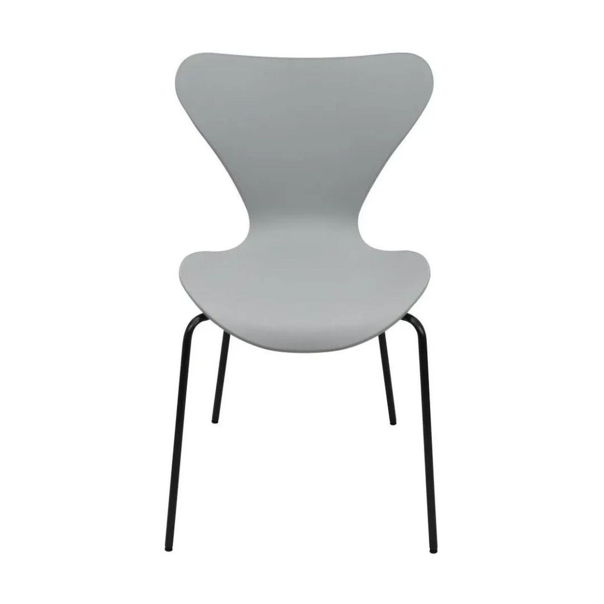 PANDALINO - Pack 4 Silla Fritz Gris - Moderno y Resistente