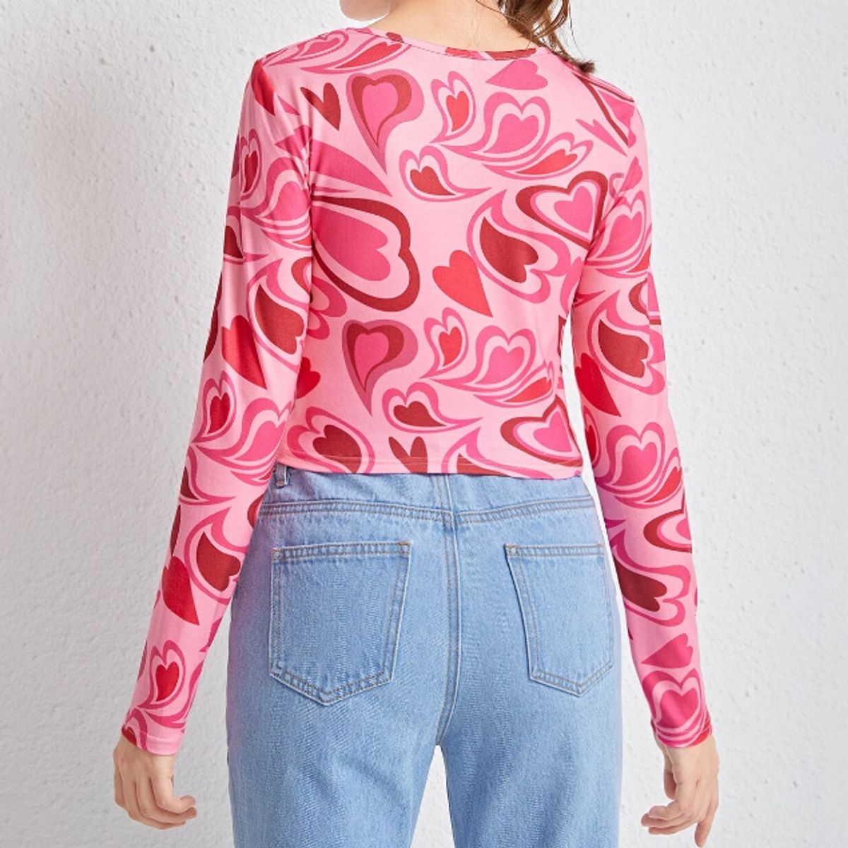 KIRAMA CLOTHING STORE - Top Casual Rosa con Frunces