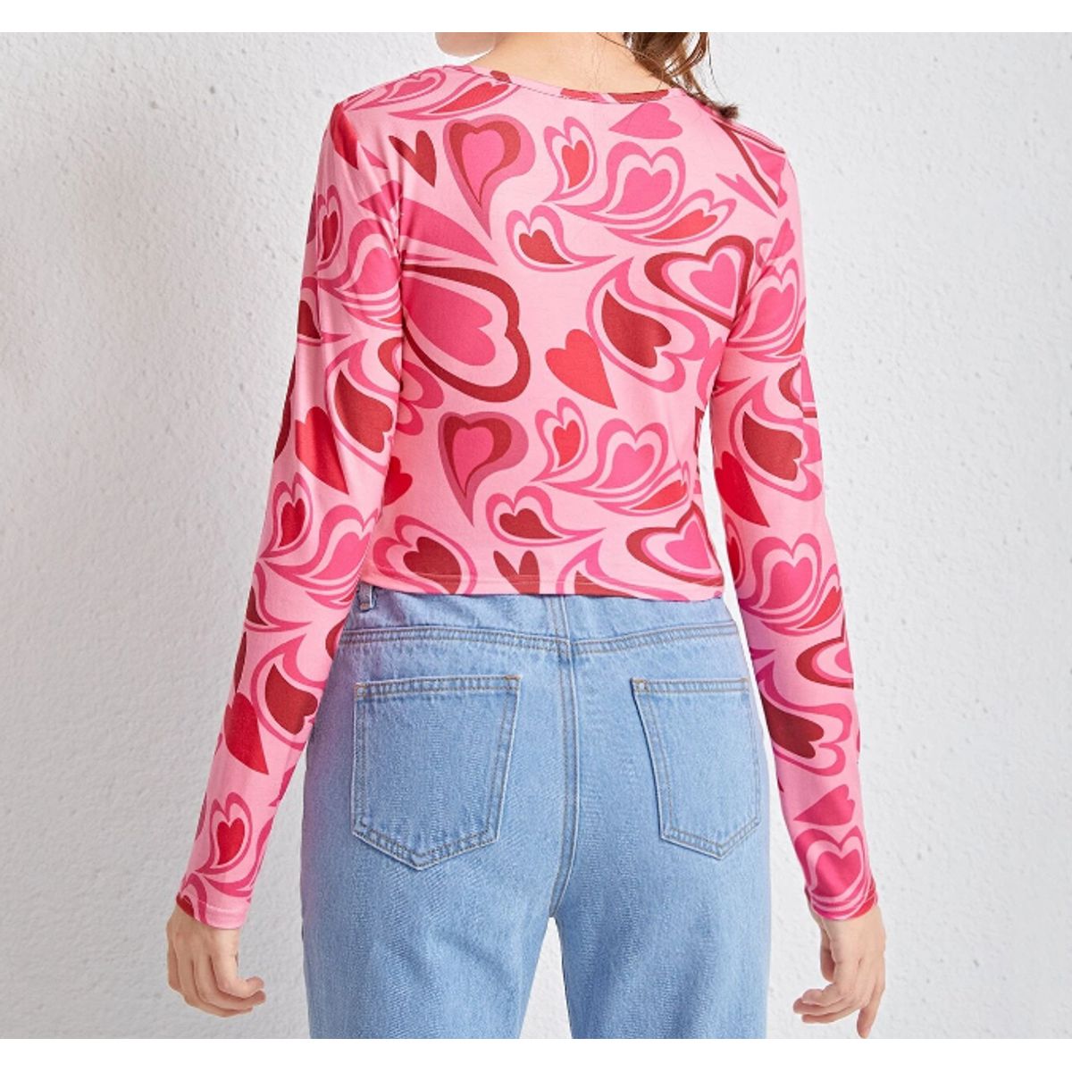 KIRAMA CLOTHING STORE - Top Casual Rosa con Frunces