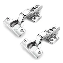 GENERICO - Pack 5 Bisagra Rectas Cierre Suave 35 Mm