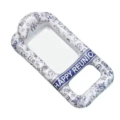 GENERICO - Inflable colchoneta para adultos con posavasos