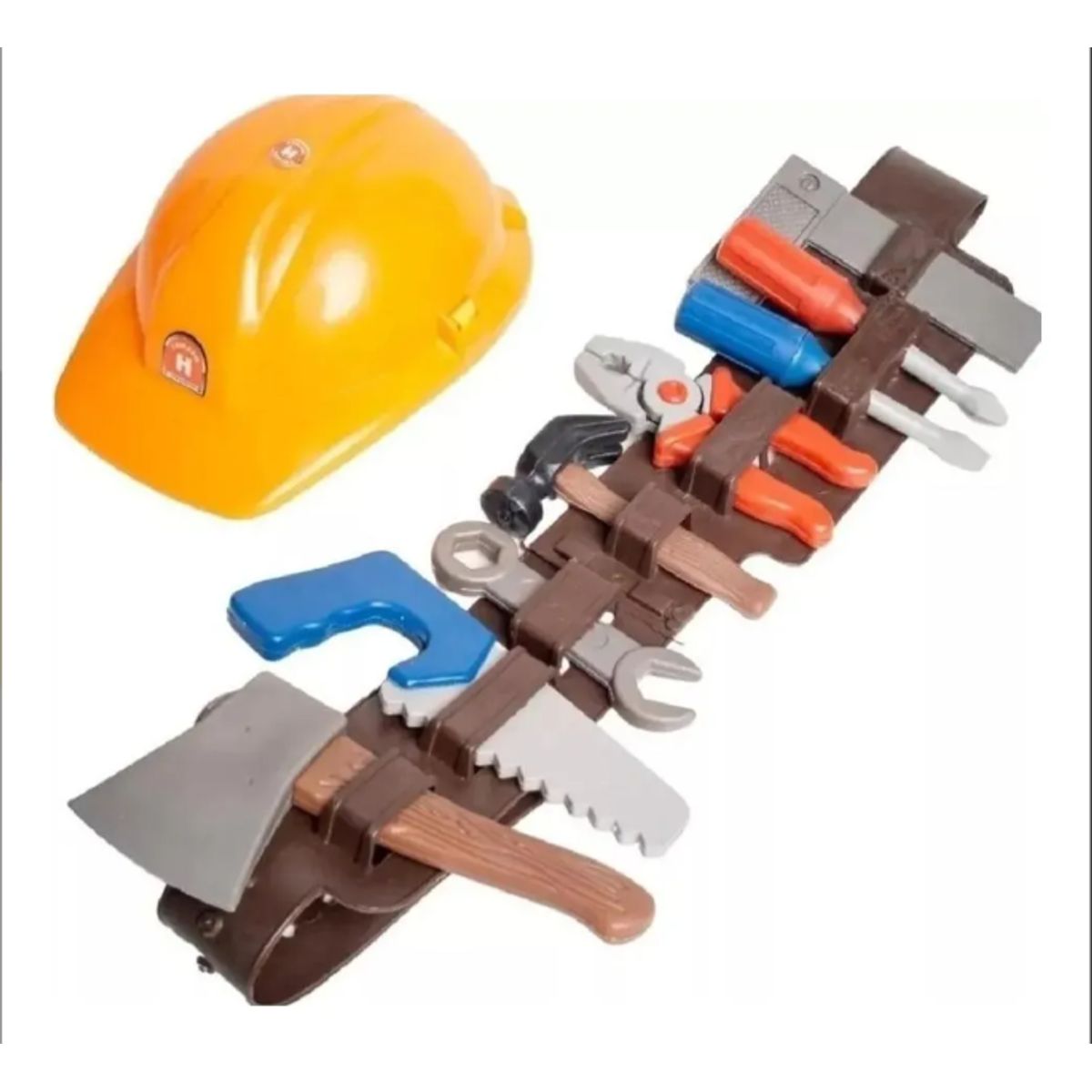 GENERICO - Herramientas Juguete Con Cinturón Y Con Casco Constructor