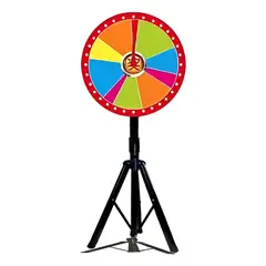 GENERICO - Rueda De La Fortuna Ruleta De Juegos Y Premios 80cm