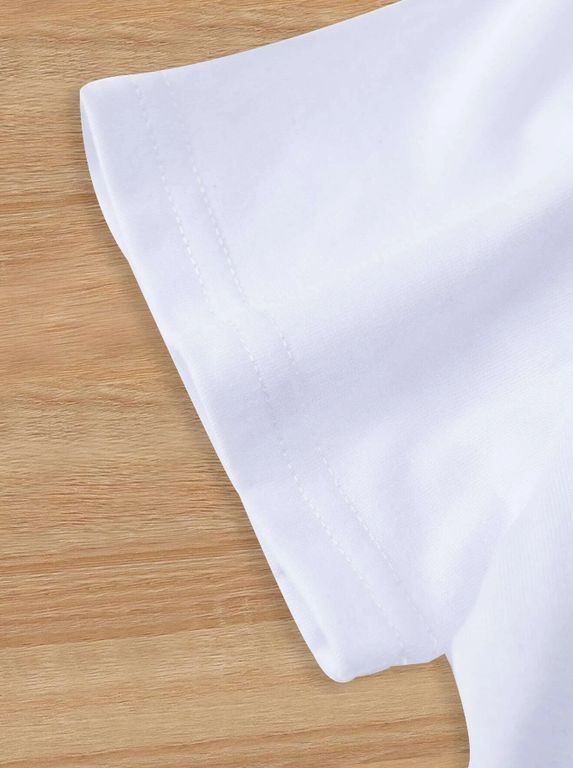 Polera Infantil Kitty con Mono Estilo Casual con Ilustracion Tierna Blanco 4