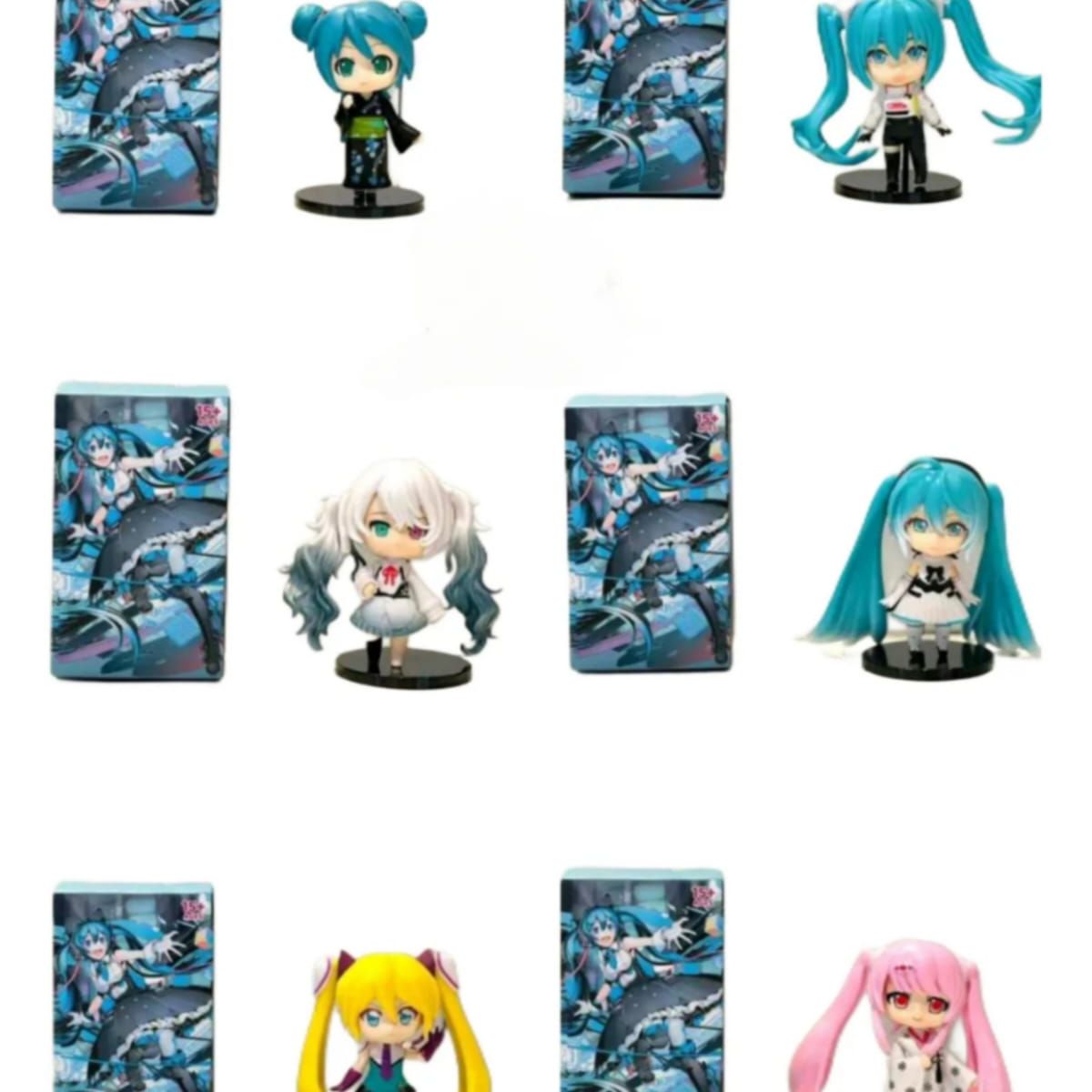 GENERICO - Figura Hatsune Miku  Blind Box  Caja Verde