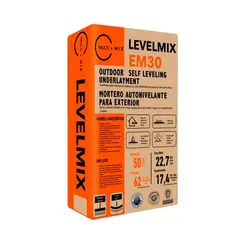 MULTIMIX - PACK 5 UNIDADES MORTERO AUTONIVELANTE EXTERIOR LEVELMIX EM30