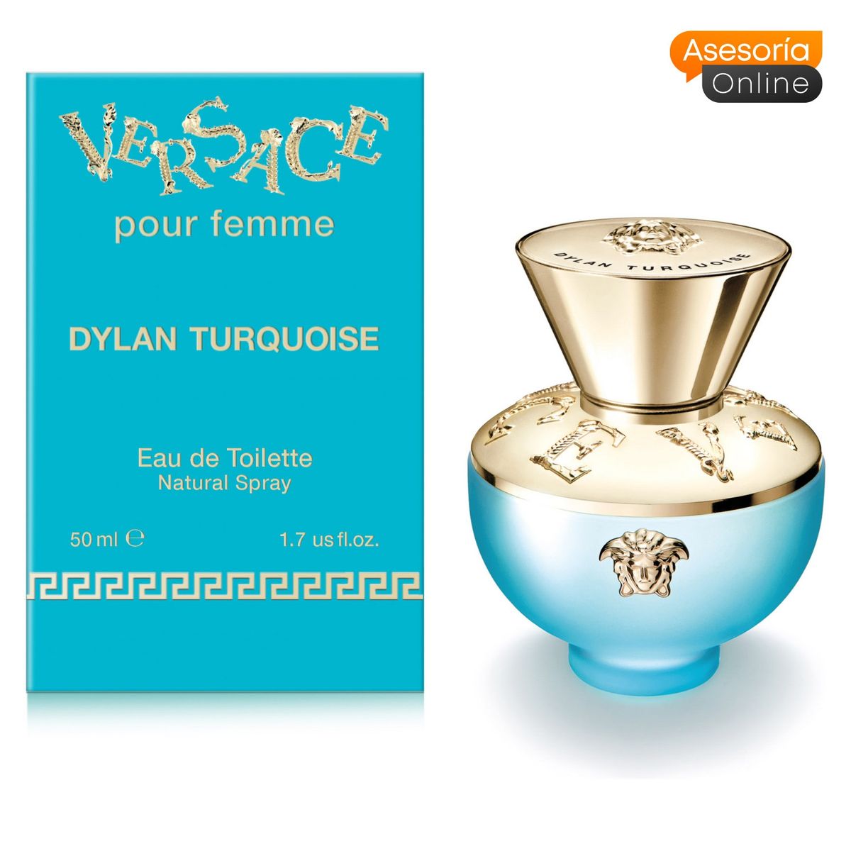 VERSACE - Perfume Mujer Dylan Turquoise Edt 50Ml Versace