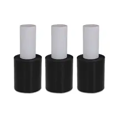 GENERICO - Film Stretch Mini Negro con mango 100mm*220m - 3 uds