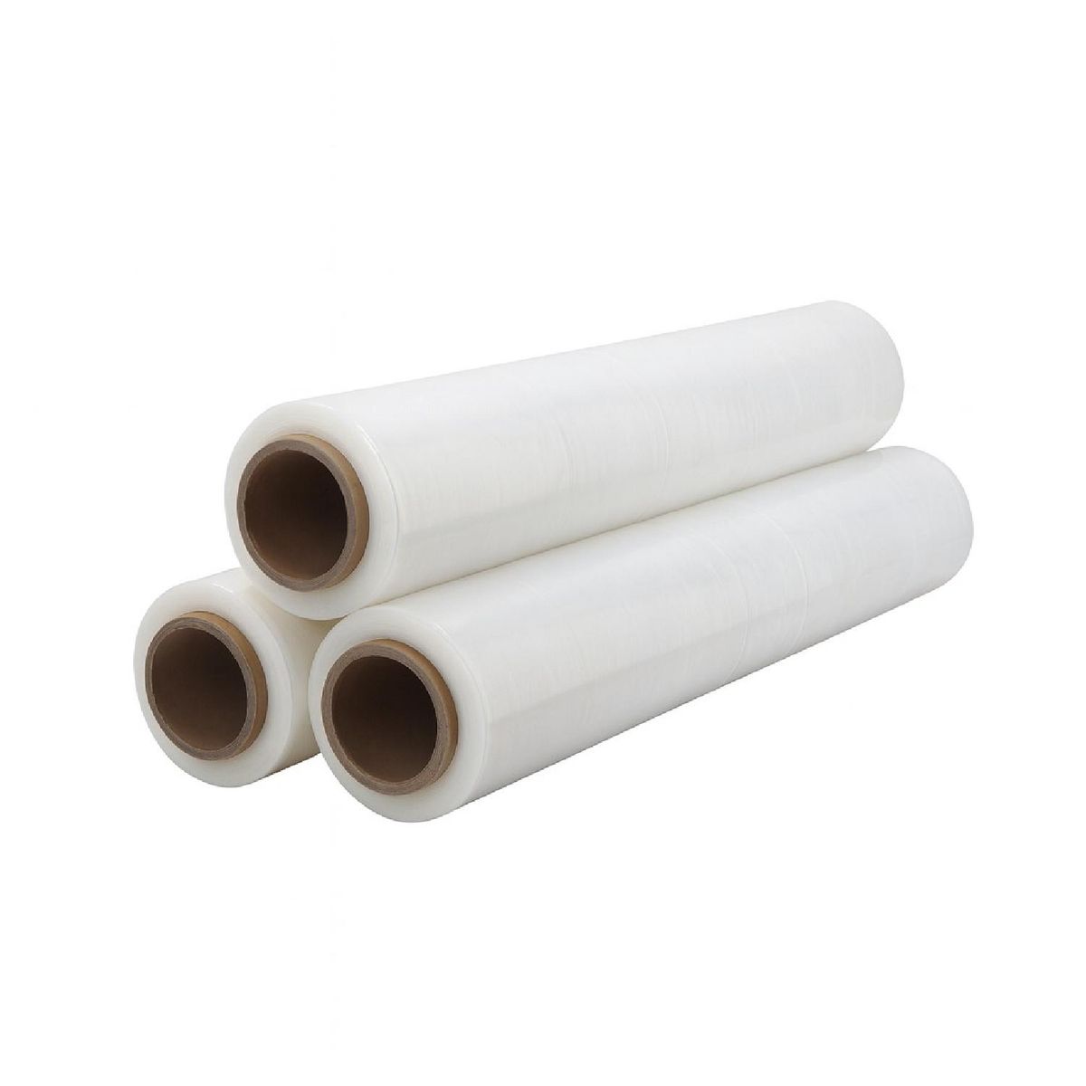 GENERICO - Film Stretch 1,7Kg 350m Blanco Pack Mayorista - 3 uds