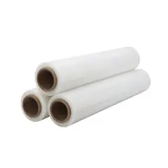 GENERICO - Film Stretch 1,7Kg 350m Blanco Pack Mayorista - 3 uds