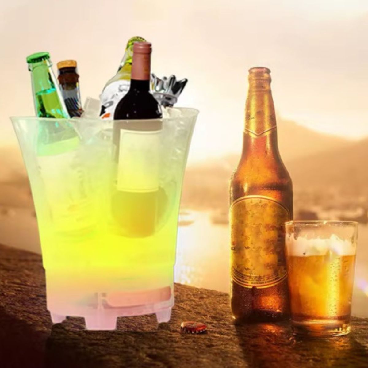 GENERICO - Hielera de Fiesta con Parlante y Multicolor