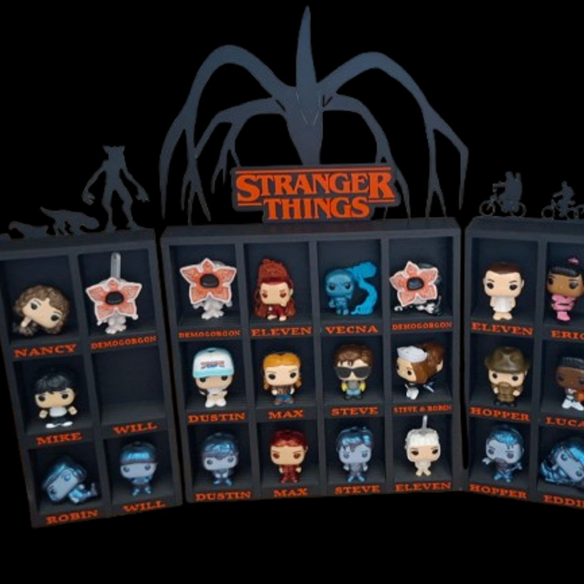 GENERICO - Soporte Stranger Things - Kinder Toy Complete